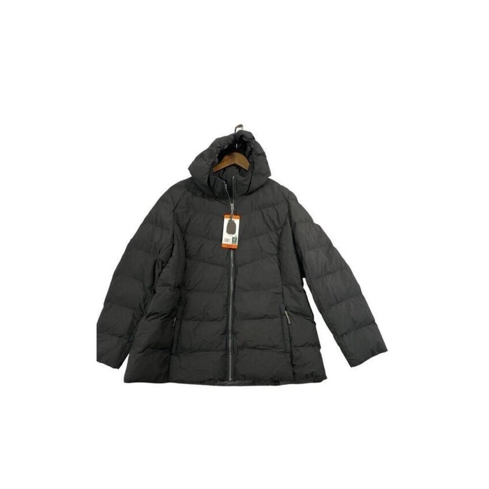 32 Degrees Heat Women's Black Hooded Puffer Jacket Size.XXL. BI